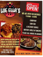 Lue Ella's Old Fashioned Bbq food