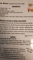 Cook's Village Diner menu