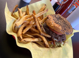 Flaming Burger food