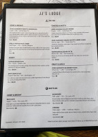 The '6 House Pub Tavern menu