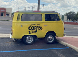 Organic Man Coffee Trike inside