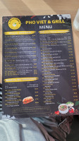 Pho Viet Grill menu