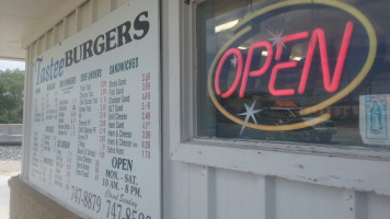 Tastee Burgers menu