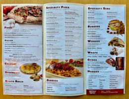 Rialto Pizza menu