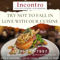 Incontro Italian Cuisine Steakhouse inside