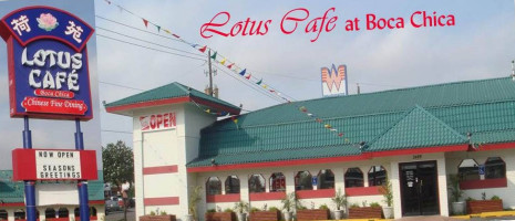 Lotus Cafe At Boca Chica outside