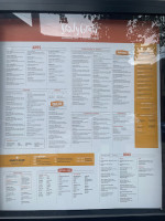 Shady Grove menu