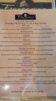 Francesco's Italian menu