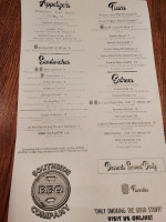 South Side Bbq Company menu