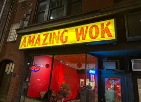 Amazing Wok Asian Cuisine inside