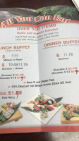 Grand Buffet menu