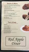 Red Apple Diner menu