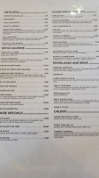 Morales Mexican menu