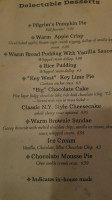 Rode's Fireside menu