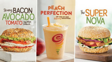 Bruegger's Bagels And Jamba Juice food