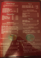 El Rio Mexican menu