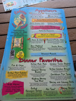 Cabana On The River menu