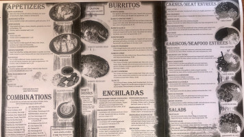 Rancho Viejo menu