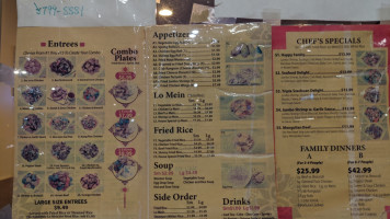 Chopsticks menu