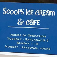 Scoops Ice Cream Cafe food