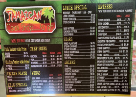 Jamaica Cook Shop menu