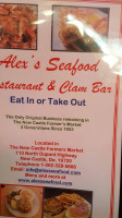 Alex's Seafood Retail Located In The New Castle Farmers Market food