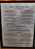 Mannino's menu