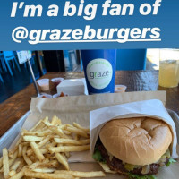 Graze Premium Burgers food