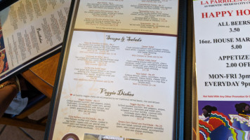 La Parrilla Suiza menu