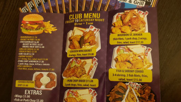 Bourbon Street Grill menu