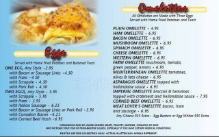 Downingtown Diner menu