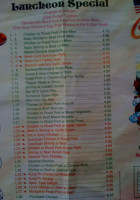 China Sun menu