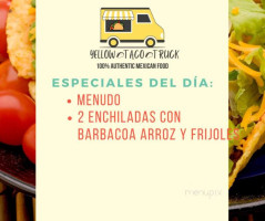 The Yellow Taco Truck menu