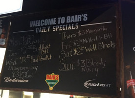 Bair's All-american Sports Grill inside