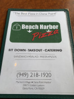 Beach Harbor Pizza In Dana Po menu