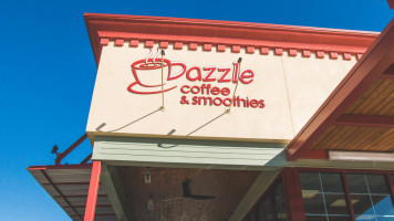 Dazzle Coffee Smoothies outside