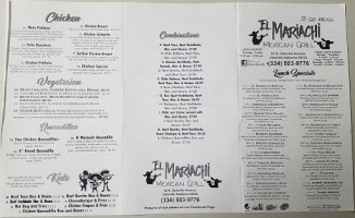 El Mariachi Restaurant menu