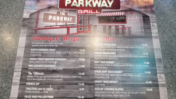 The Parkway Grill menu