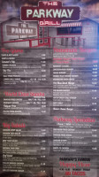 The Parkway Grill menu