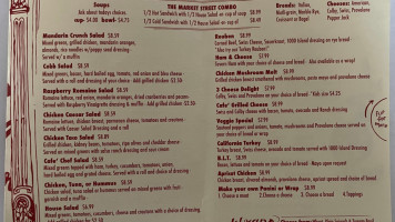 Market Street Cafe menu