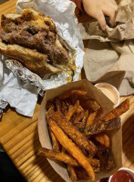 Hat Creek Burger Company food