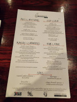 Corndance Tavern menu