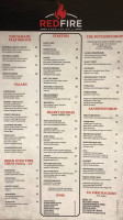 Red Fire American Grill menu