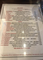 La Cocina menu