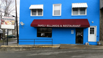 Family Billiards outside