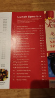 Dragon City Chinese menu