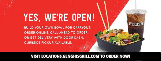 Genghis Grill food