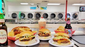 Harvey Washbangers Laundromat food