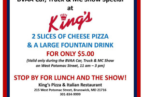 King's Pizza food