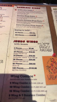 Pluckers Wing menu